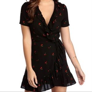 NEW Windsor Cherry Wrap Dress